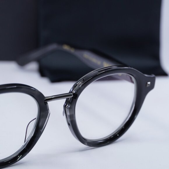 Valentino V-ESSENTIAL-IV VLX-132B Round Eyeglasses 46mm - Shiny Black - Picture 9 of 11